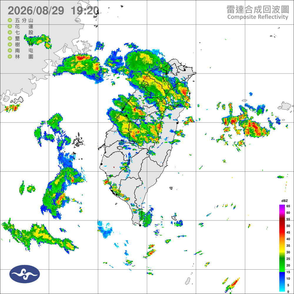 低壓帶影響，各地不穩定易下雨，西半部留意午後短延時豪雨