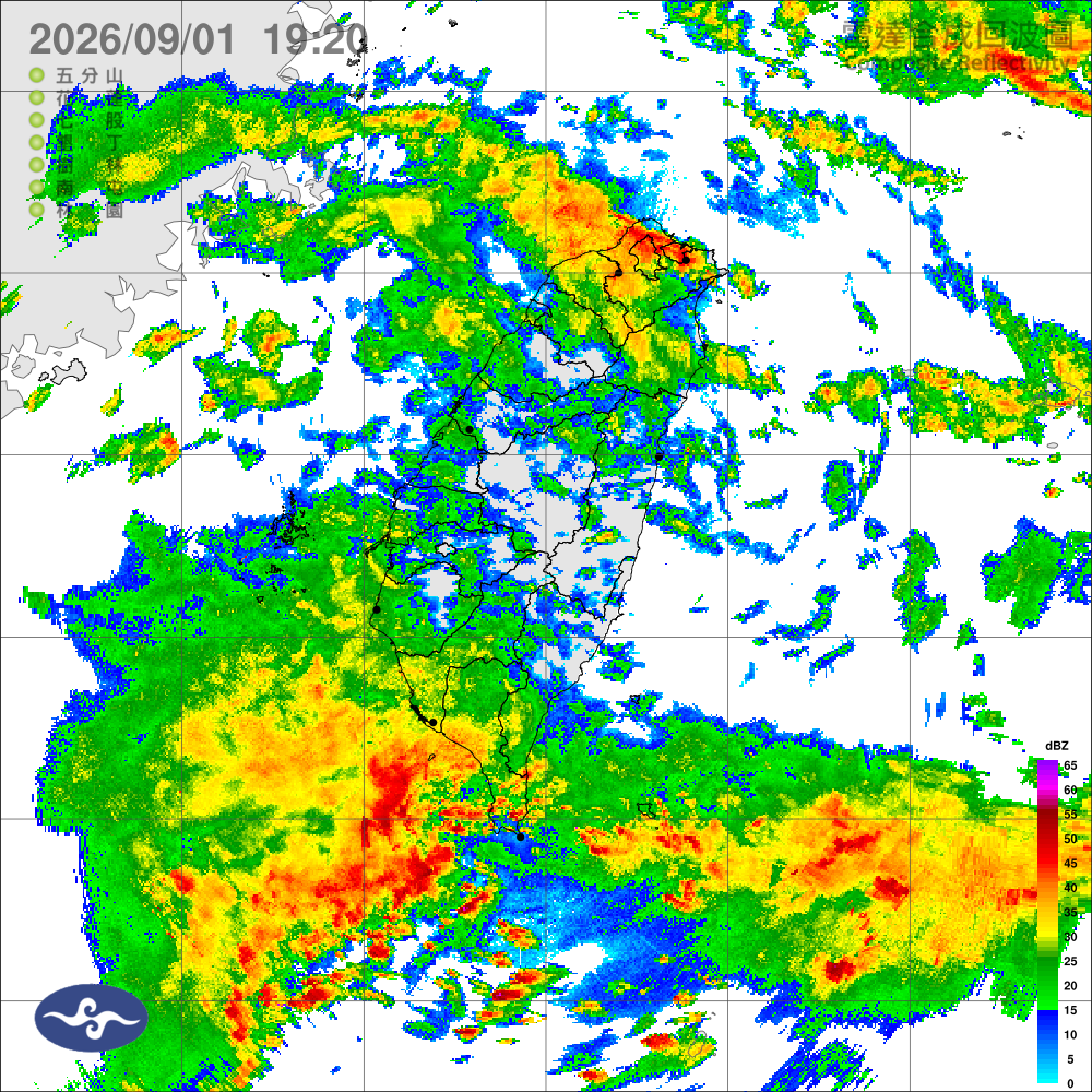 颱風外圍環流及西南風影響，各地降雨機率高，臺東留意豪雨