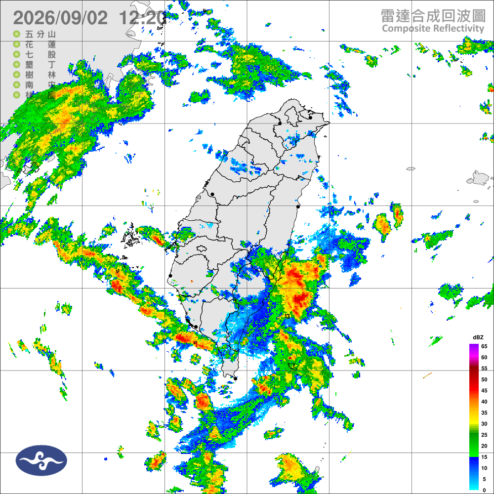 颱風外圍環流影響，各地降雨機率高，臺東金門留意豪雨