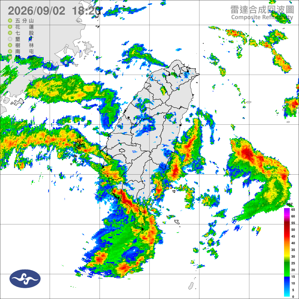 沙德爾外圍環流影響，各地降雨機率高，北臺灣留意豪雨