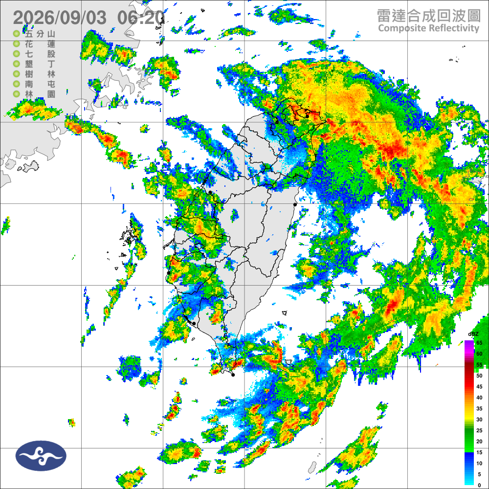 各地降雨機率高，北臺灣留意豪雨