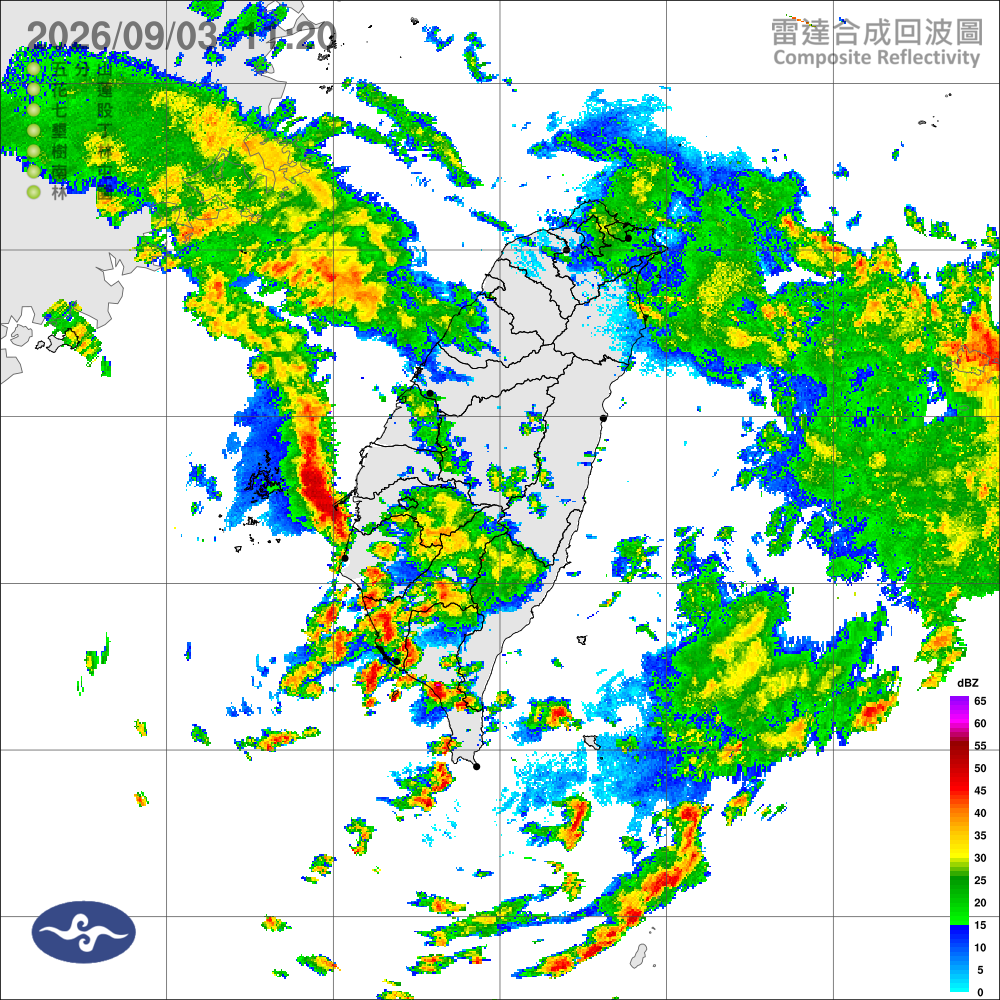 各地降雨機率高，北臺灣宜蘭留意豪雨
