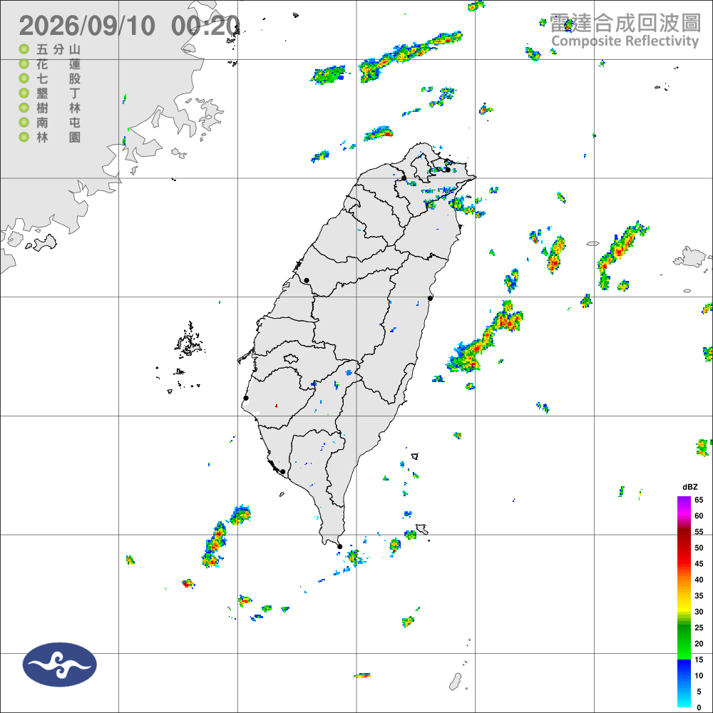 東北風影響迎風面有雨，早晚涼日夜溫差大