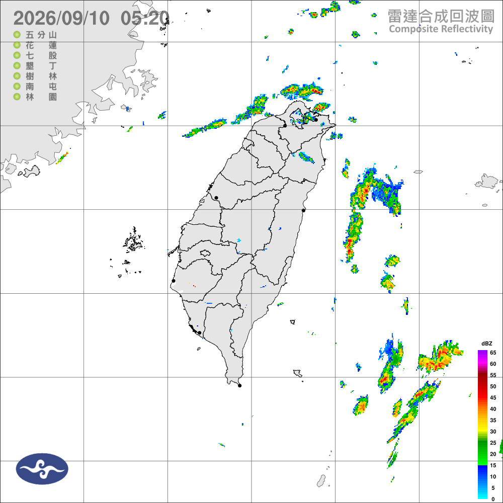 東北風影響迎風面有雨，早晚涼日夜溫差大