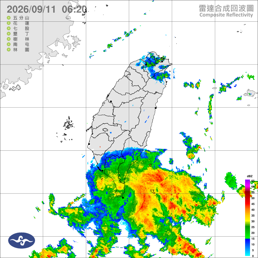 東北季風影響，基隆北海岸及宜蘭局部較大雨勢，早晚涼留意日夜溫差