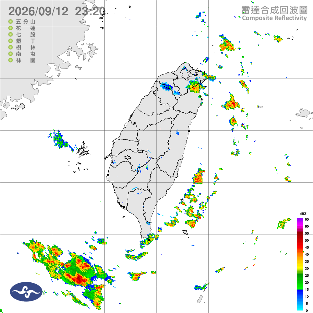 白天暖熱日夜溫差大，東臺偶雨西臺午後雨