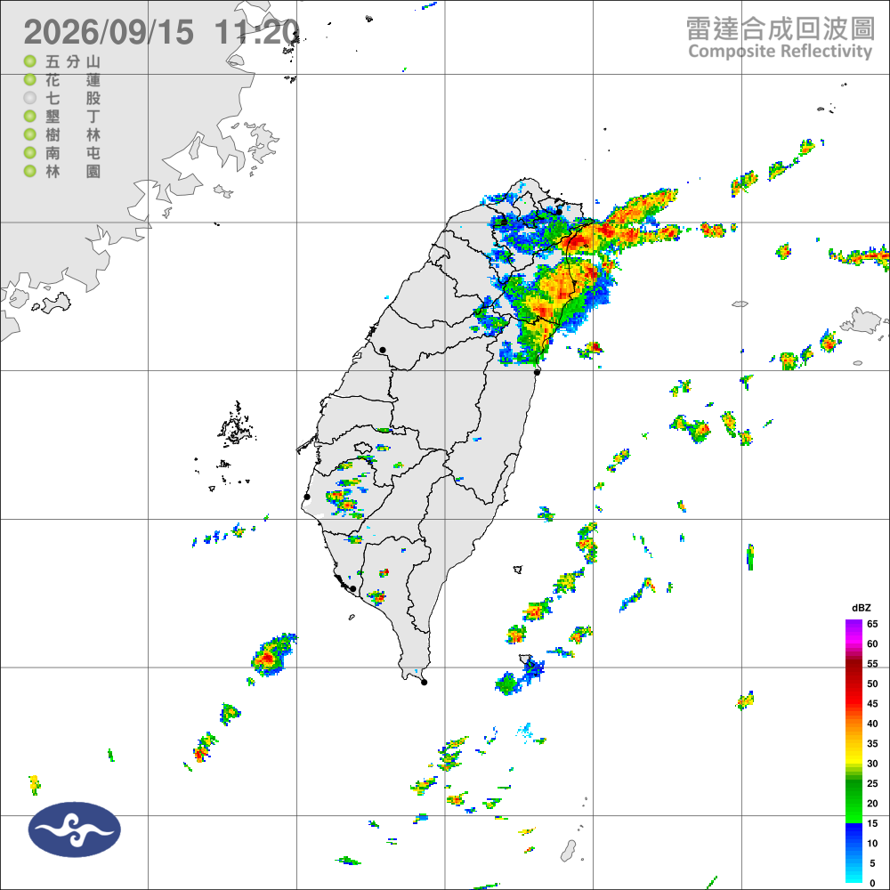 北東偶雨北臺涼，中南偏熱午後雨