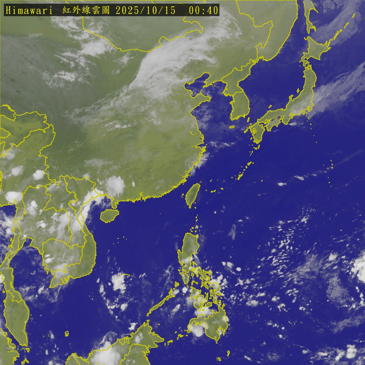  紅外線衛星雲圖